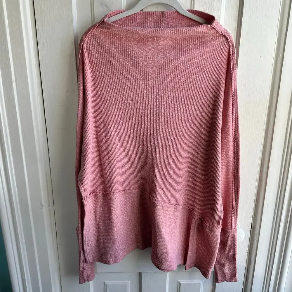 Free People We The Free Londontown Thermal in Raspberry